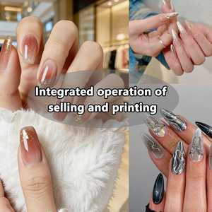 Distributeur automatique de nail art 3D à écran tactile 21 pouces avec retour de monnaie, paiement par carte de crédit, code QR, gestion cloud et graphiques personnalisables pour la beauté - Product Image 3