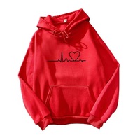 Sudadera con Capucha y Manga Larga de IStapromo Gifts, Top Holgado Estilo Coreano para Pareja para Mujer