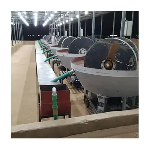 wet pan mill 1-5TPH Gold Processing Plant Small Mini machine deliver to Sudan