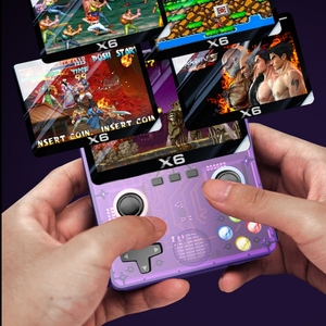 X6 <span class=keywords><strong>3</strong></span>,5-Zoll-IPS-Bildschirm Tragbare Handheld-Spielkonsole mit Doppel-Joystick, 11 Simulatoren, Videospielkonsole für Kindergeschenke - Product Image 3
