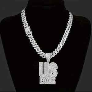 Pendentif Montre Hip Hop Vintage en Moissanite pour Homme, Bijoux Fins en Argent 925, Croix Glacée, Collier Breloque Personnalisé, Bijou Tendance - Product Image 4