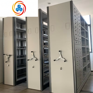 Nuevo Archivador Móvil de Acero, Muebles de Biblioteca, Sistema de Compactación de Archivos, Estanterías Densas, Diseño Moderno y Compacto - Product Image 2