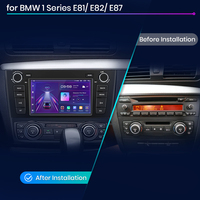 Autoradio Android Junsun Stock UE pour BMW Série 1 E81 E82 E87 E88, Unité Principale Lecteur DVD Voiture 7 Pouces pour BMW E81 E82 E87 E88