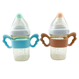 Nouvelle poignée de <span class=keywords><strong>biberon</strong></span> en silicone extensible de qualité alimentaire sans BPA pour l'<span class=keywords><strong>allaitement</strong></span> maternel 2024 - Product Image 2