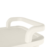 Chariot utilitaire moderne en plastique PP à cinq niveaux, multifonctionnel, type autoportant, capacité 3-4L, pour salon et chambre à coucher