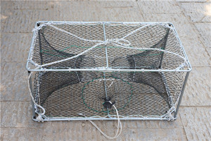 سعر المصنع المجلفن المعادن الصيد جراد البحر سرطان البحر فخ سلك قفص - Product Image 2