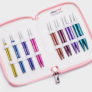 <span class=keywords><strong>Knitpro</strong></span> Zing 47425 Juego de Agujas Circulares Intercambiables de Aluminio Ecológicas de 10 cm, 3.5-8.0 mm, para Manualidades - Product Image 2