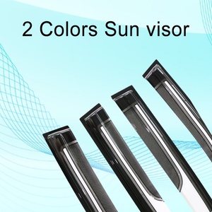 Accesorios 4x4 para Exteriores de Automóviles, Protector de Lluvia para Ventanas, Visera Solar Bicolor Cromada y Negra para Toyota Fortuner 2016 en Adelante - Product Image 5