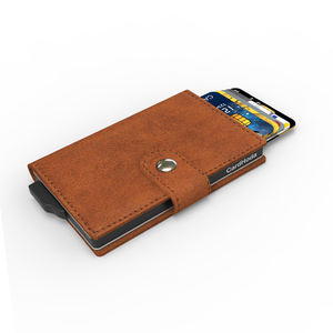 Cartera Delgada de 6 Pulgadas con Protección RFID Antirrobo, Tarjetero, Porta Tarjetas de Visita, Clip para Billetes, de PU y Nailon - Product Image 6