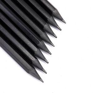 Lápices de Madera Negros Reciclados Modernos HB con Logotipo <span class=keywords><strong>Personalizado</strong></span>, Borrador Promocional, Sencillos, Económicos, al por Mayor, Estándar, de Marca, Regalo Escolar - Product Image 3