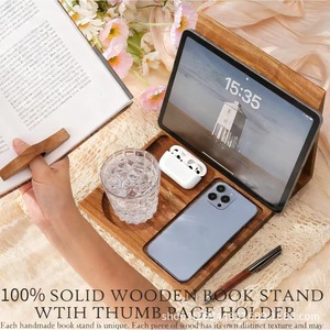 Wooden Desk Organizer With Cat Design Multi Functional Storage <b>Rack</b> For Phone And <b>Drink</b> Holder Desktop Office Organizer - Product Image 2