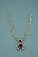 Collares de Diamantes Ovalados Cultivados en Laboratorio para Mujer, Plata de Ley Chapada en Oro, Certificación IGI, Diseño Moderno con Diamantes Swaroop