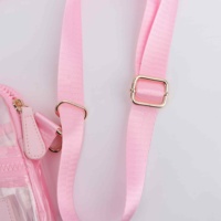 Sacs banane transparents en PVC imperméables avec fermeture éclair pour enfants, sacs de voyage à bandoulière réglables aux couleurs bonbon