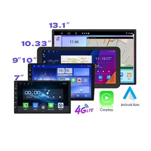 Dubbele Din Autoradio 2 Din Android Auto Radio Mp5 Speler 7/9/10/10.33/13.1 Inch Autoradio Audio Auto Dvd-Speler Navigatie & Gps