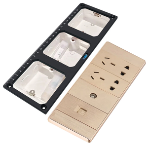 Gabarit de découpe pour interrupteur et prise de type 86 en alliage d'aluminium durable, pour boîtier industriel DIY, OEM/ODM, logo personnalisé - Product Image 6