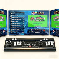Console de jeu rétro de type arcade à double joystick pour ordinateur de bureau, compatible TV domestique, tension large 110V/220V