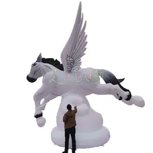 Voorraad Opblaasbare Pegasus Opblaasbare Paard Met Vleugels Voor Club Of Promotie
