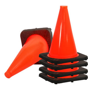 36 дюймов оранжевый ПВХ дорожный конус W/ 6 "и <span class=keywords><strong>4</strong></span>" HI светоотражающие ошейники парк аттракционов оборудование для прогулок на открытом воздухе - Product Image 1