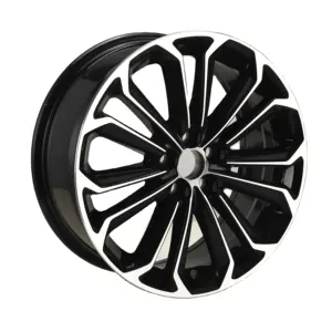 BY-1468 New design 17 inch 5 hole ET 39 PCD 100 die casting alloy wheel rim for car