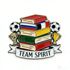 เข็มกลัดโลหะติดเสื้อ ลดราคาพิเศษ  แบบแข็งและแบบอ่อน  สำหรับตกแต่งงานฟุตบอลโลก - Product Image 2