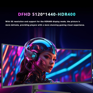 Écran ultra large <span class=keywords><strong>49</strong></span> <span class=keywords><strong>pouces</strong></span> 5k 240hz Moniteur de jeu incurvé à taux élevés pour écran <span class=keywords><strong>PC</strong></span> - Product Image 6