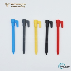 Piquets de tente 13 pouces en plastique noir, équipement de camping extérieur, utilisation toutes saisons - Product Image 6