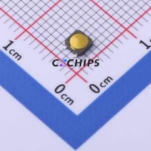 YTSA006A0801801B Tactile Switch SMD Switch Single Pole Single Throw Round Button 1.8N Vertical Mount - Product Image 1