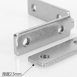 L-shaped Bracket 47x47mm Cold-rolled Steel Furniture Cabinet Door Frame Connector Easy Installation - Product Image 3