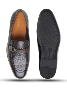 Mocasines de Piel Importada con Punta Redonda y Forro de Cuero DD, Plantilla Ortholite de Cuero y Suela de TPR, Calzado Formal para Hombre - Product Image 6