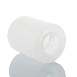 Sandblast Cylinder Tube Frosted Glass Lamp Cover with G9 Thread for Indoor Lighting