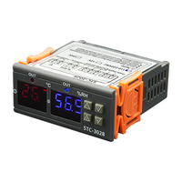 Contrôleur de température et d'humidité à affichage numérique intelligent Stc-3028 Température et humidité d'élevage