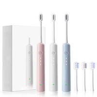 Cepillo de Dientes Eléctrico Popular 2025 con Logotipo Personalizado, Resistente al Agua IPX7, 3 Modos de Limpieza, Cepillo de Dientes con Vibración y Barrido