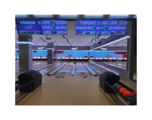 Indoor jangkrik mesin Bowling Motor Set lengkap harga rendah perlengkapan permainan Bowling seluler untuk dewasa