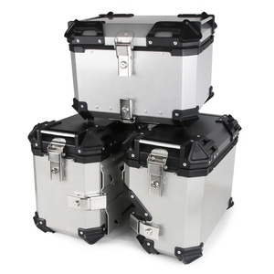 Racepro ชุด45L ด้านข้างอะลูมิเนียมกล่องด้านบนพร้อม32L 38L รถจักรยานยนต์สำหรับ R1250GS <span class=keywords><strong>R1200GS</strong></span> <span class=keywords><strong>BMW</strong></span> - Product Image 3