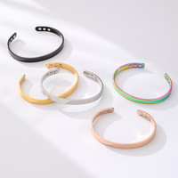 Gelang Magnetik Anti Kecemasan Pereda Stres Anti Mendengkur Meningkatkan Kualitas Tidur Membantu Menurunkan Berat Badan Perhiasan Kesehatan Kreatif Terbuka Unisex