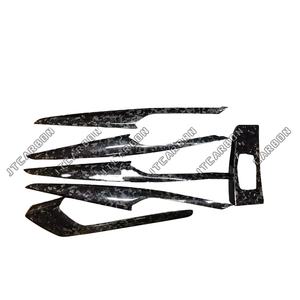 6pcs Car Central Console cambio presa d'aria telaio di uscita pannello porta interna Trim per <span class=keywords><strong>BMW</strong></span> X3 <span class=keywords><strong>X4</strong></span> G01 G02 G08 2018 2019 2020 2021 - Product Image 1