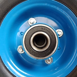 Neumático y Rueda de Goma Sólida Antipinchazos de <span class=keywords><strong>10</strong></span>'' 4.<span class=keywords><strong>10</strong></span>/3.50-4 para Carretilla de Mano - Product Image 4