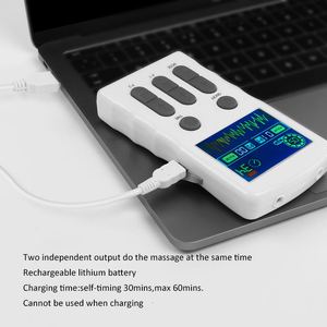 Double Canal Dizaines Unité Rechargeable Dizaines Machine pour le Soulagement De La Douleur Masseur Tens - Product Image 5