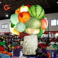2025 Offre Spéciale Gonflable Fruit Légumes Arbre Modèle Gonflable Plante Réplique Publicité Fruits Légumes Ballon pour Exposition