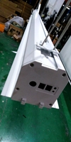 NUEVO tipo 120 "Empotrado en techo Colgando Tab Tensión Pantalla de proyección eléctrica con gatillo remoto 110
