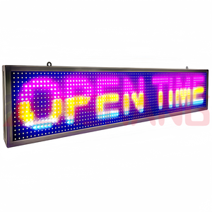 Impermeabile a buon mercato prezzo piccolo esterno <span class=keywords><strong>Led</strong></span> segnaletica di bordo fuori porta porta porta digitale a <span class=keywords><strong>Led</strong></span> segno per ufficio ristorante di benvenuto nome del negozio - Product Image 1
