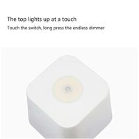 Lampe de table rechargeable à l'intérieur et à l'extérieur USB charge tactile lampe de table à led blanche pour étude bureau chargeur lumière