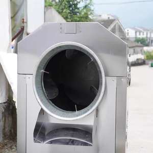 Machine de torréfaction horizontale à tambour, électrique et à gaz, pour châtaignes, arachides, graines de tournesol et produits laitiers, vente en gros - Product Image 1