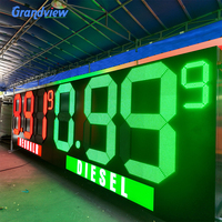 Letrero Digital LED Inalámbrico para Gasolinera, Doble Cara, 110V, para Exteriores