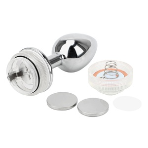 Juguetes sexuales <span class=keywords><strong>para</strong></span> hombres y <span class=keywords><strong>mujeres</strong></span>, masajeador de próstata, tapón Anal, con luz LED y Control remoto, sin vibración - Product Image 4