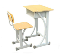 Table d'étude simple et moderne en bois pour étudiant, mobilier scolaire pour lycéen, bureau et chaise pour enfant en promotion