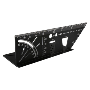 ONKE L.J алюминиевый сплав плотник T маркировочный манометр Многофункциональный угловой квадрат 45 градусов скос 90 градусов 1 мм/1 м точность 210 г - Product Image 1