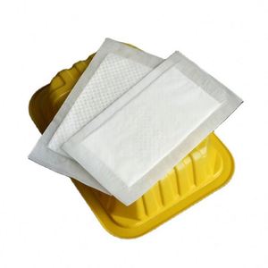 Tampon absorbant jetable de haute qualité pour viande avec SAP 130x90mm 40ml pour plateau de présentation de fruits frais et fruits de mer en supermarché - Product Image 4