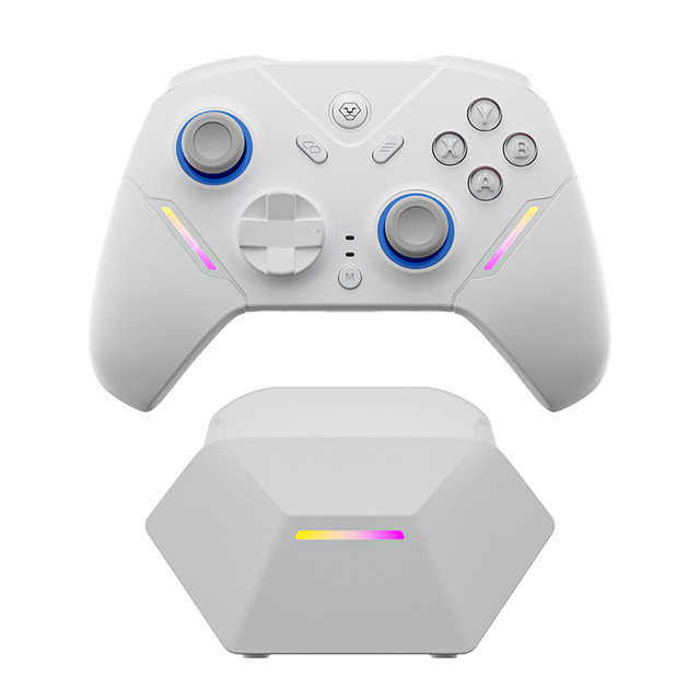 AOLION New N35 Game Controller for NS2 PC Android for Mobile Phones-Wireless for Vibration RGB Light Type-C Double