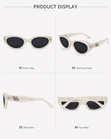 Lunettes de soleil œil de chat classiques tendance en acétate, protection UV400 anti-radiation, unisexe, logo personnalisé, fabrication OEM/ODM, faible MOQ, vente chaude